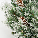 Black Box Trees Vandans krans groen frosted TIPS 100 - d60cm - maximondo