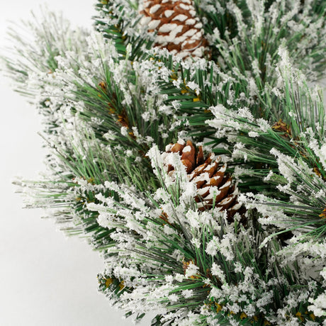 Black Box Trees Vandans krans groen frosted TIPS 100 - d60cm - maximondo
