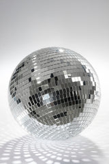 Mica Decorations Spiegel bal hangend zilver - d50cm