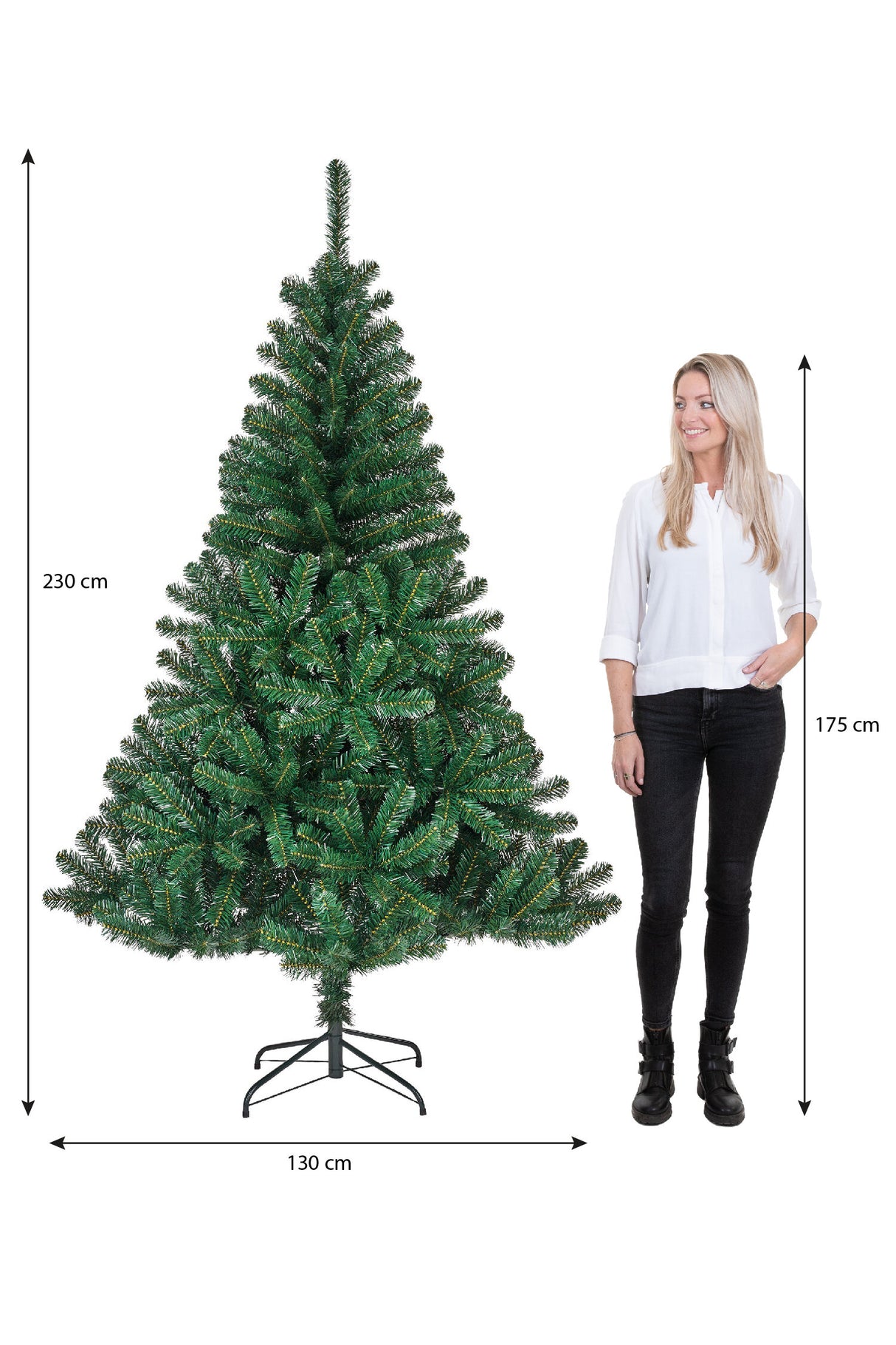 Black Box Trees Bedford kerstboom groen TIPS 910 - h230xd130cm