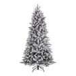 Black Box Trees Snowdon kerstboom groen frosted TIPS 799 - h185xd117cm - maximondo