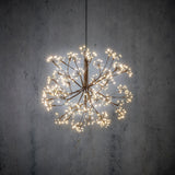 Luca Lighting Bal led zwart klassiek wit 576led IP44 en timer - d40cm