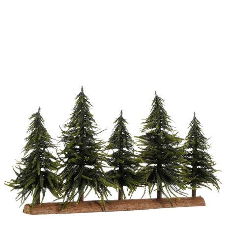 House of Seasons Decoratie Boomstam met Kunstkerstbomen - maximondo
