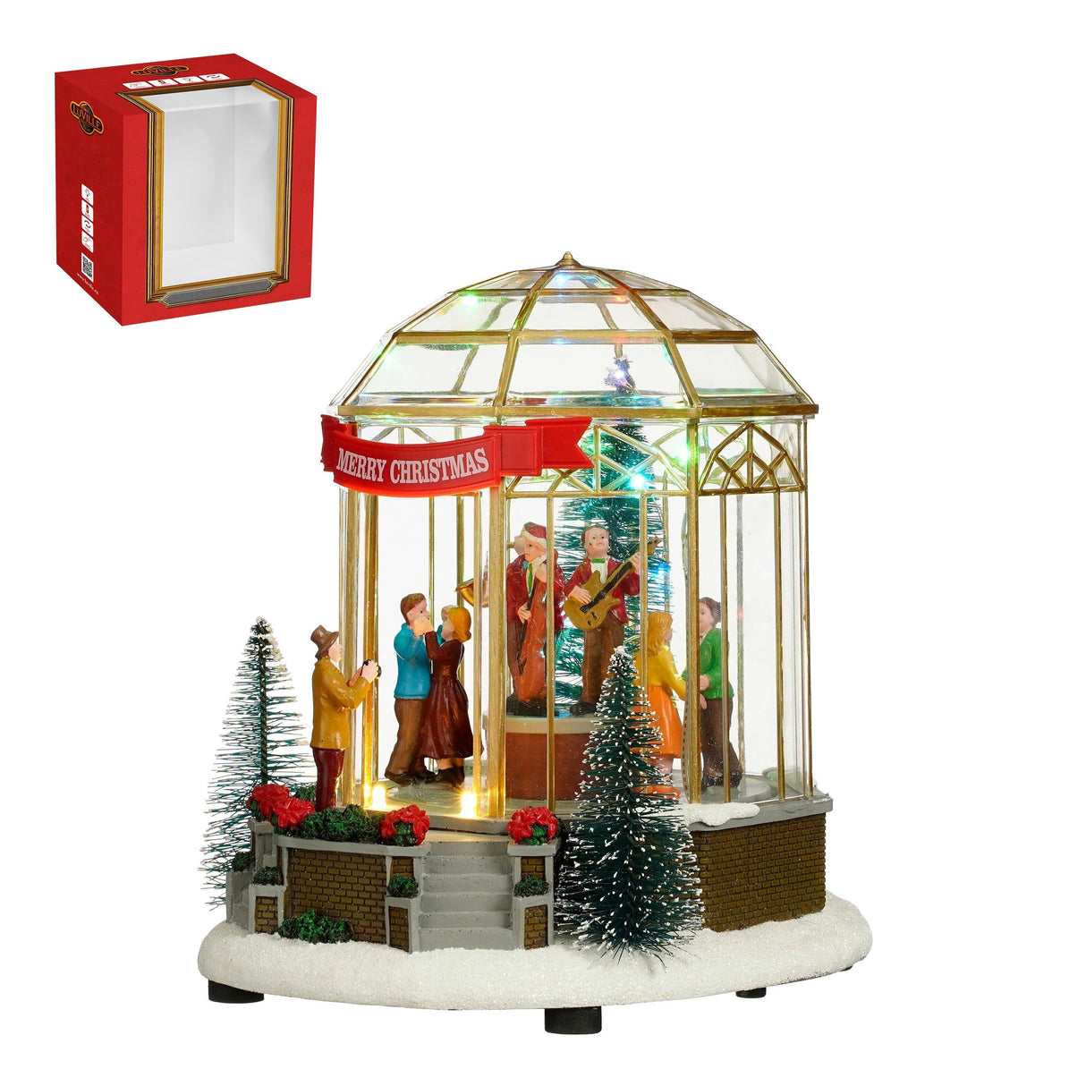 Luville Collectables Greenhouse battery operated - l20xb17xh20,5cm - maximondo