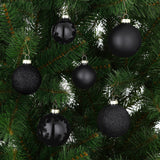 House of Seasons Bal glas zwart 26 stuks - d7cm - maximondo