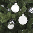 House of Seasons Bal glas wit 42 stuks - maximondo