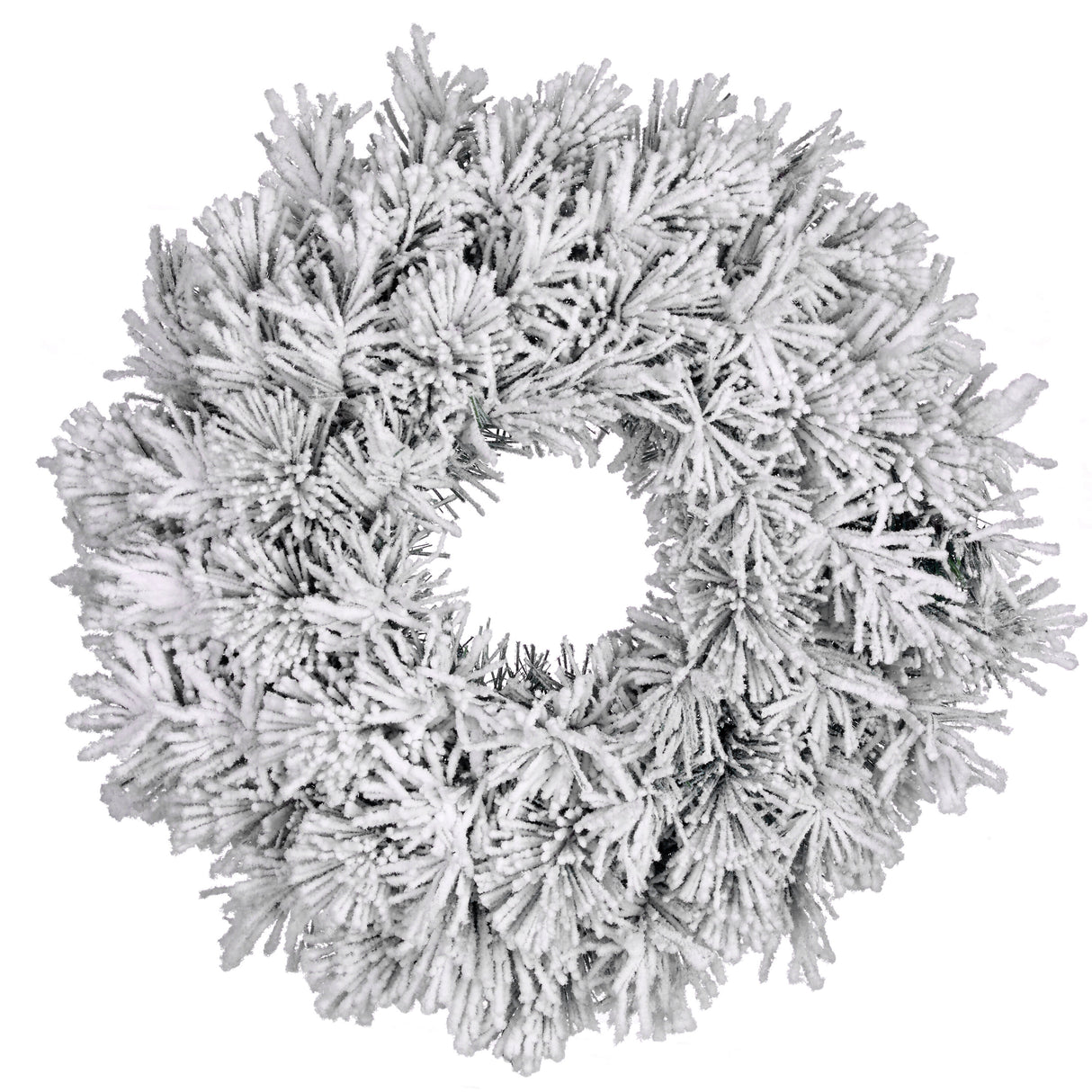 Black Box Trees Dinsmore krans groen frosted TIPS 108 - d60cm - maximondo