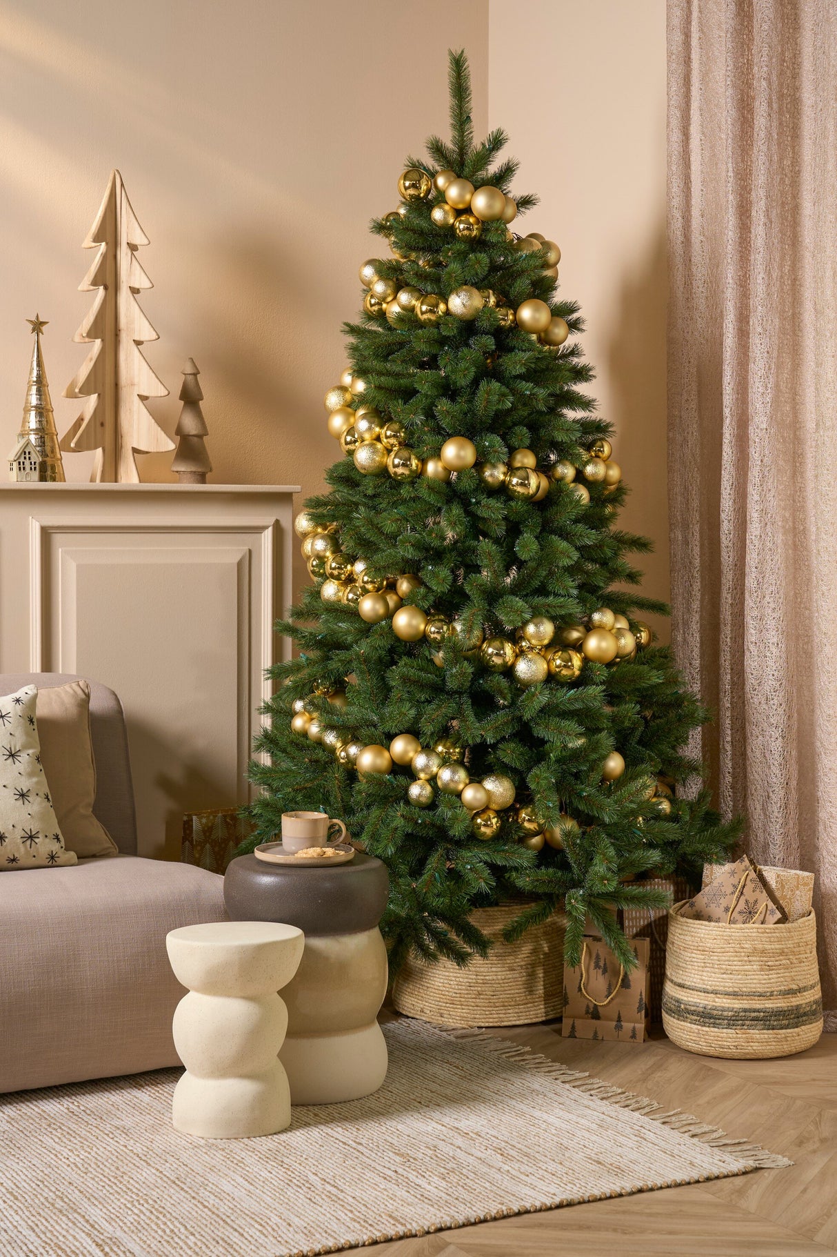 Black Box Trees Toronto kerstboom groen TIPS 511 - h155xd102cm - maximondo