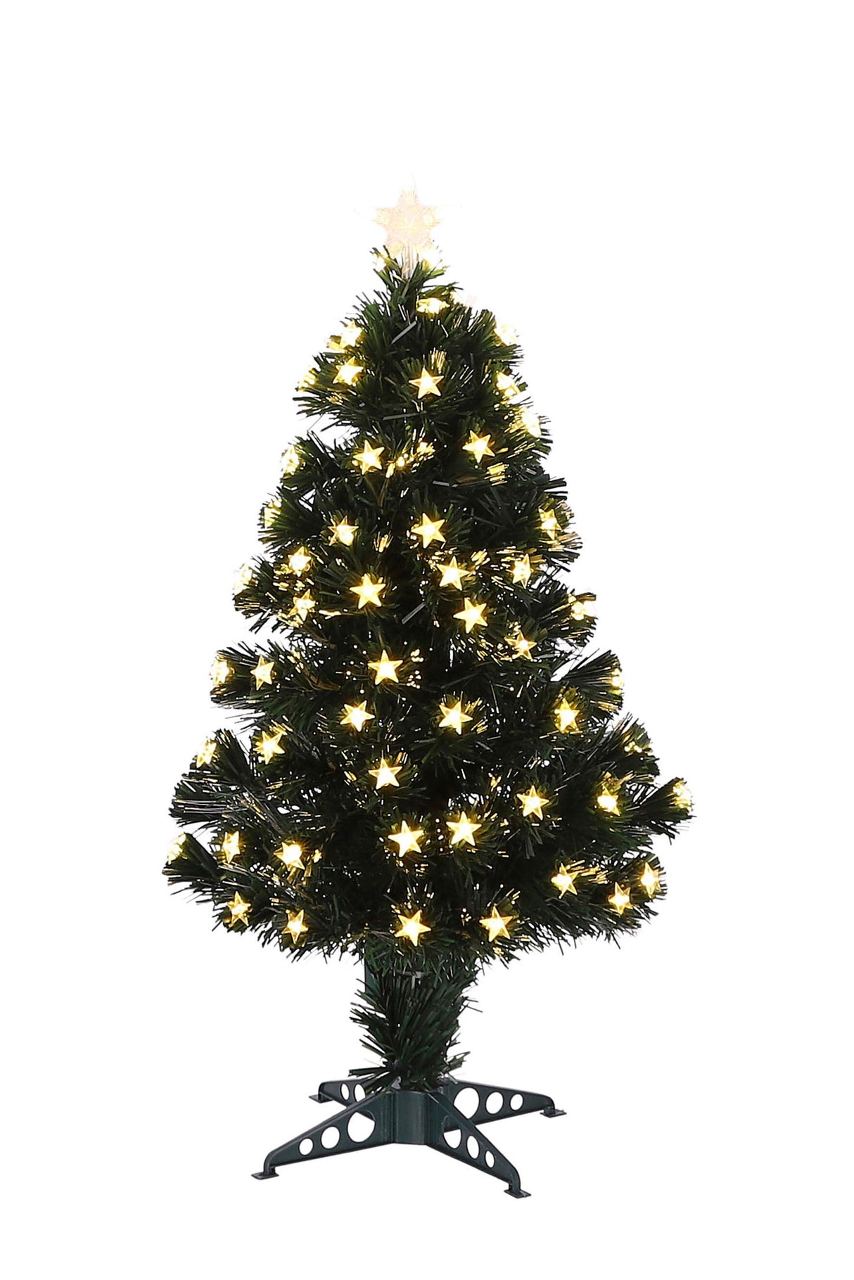 Luca Lighting Mercury boom fibre optic groen warm wit 95led 8 function controller - h90xd40cm
