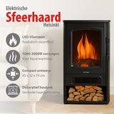 alpina elektrische sfeerhaard Helsinki vrijstaand LED vuureffect 2000W ND-183 - maximondo