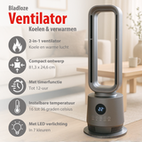 alpina 2-in-1 Bladloze Kachel en Ventilator 2000W - maximondo