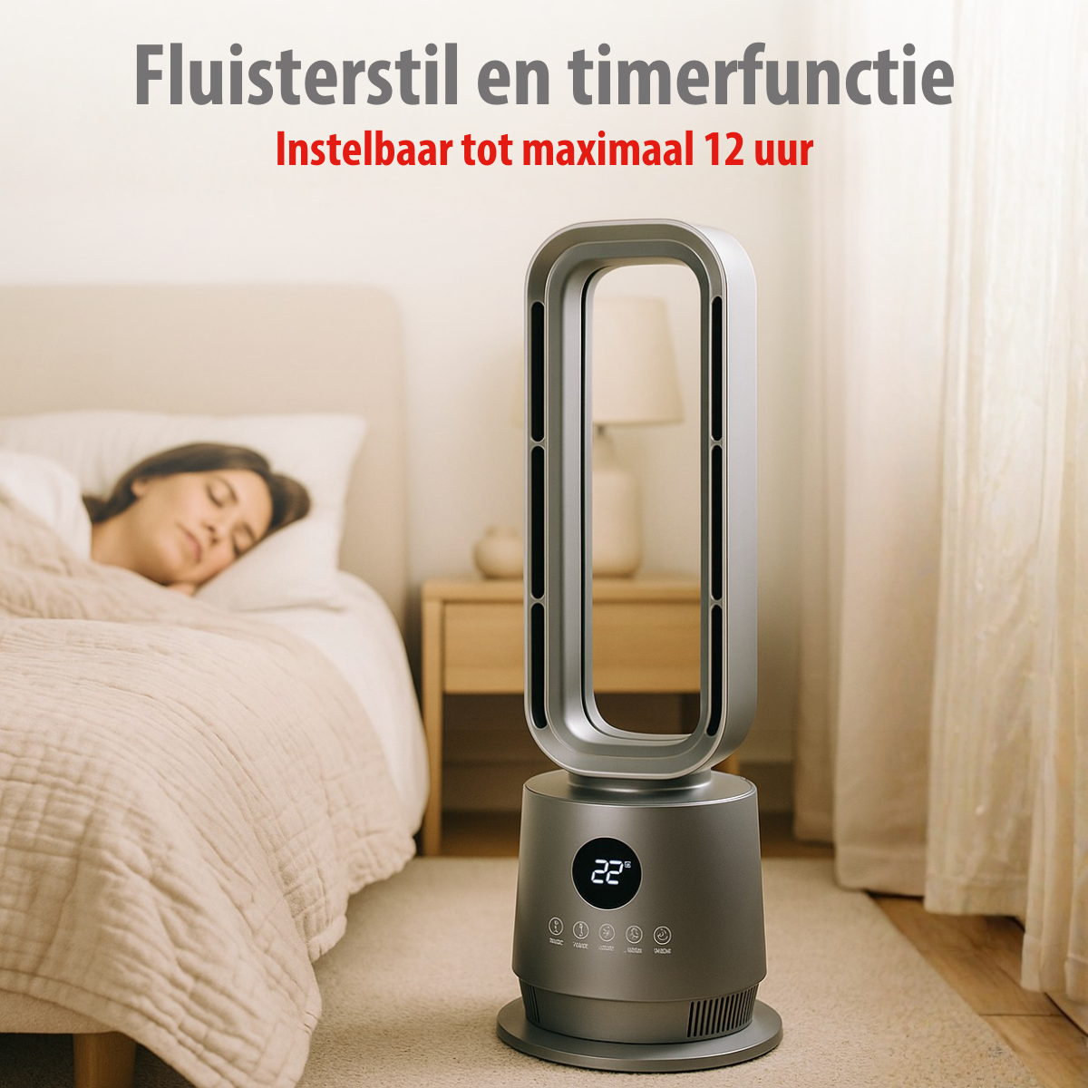 alpina 2-in-1 Bladloze Kachel en Ventilator 2000W - maximondo
