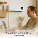 alpina wandverwarming en ventilator PTC keramisch 2000W - maximondo