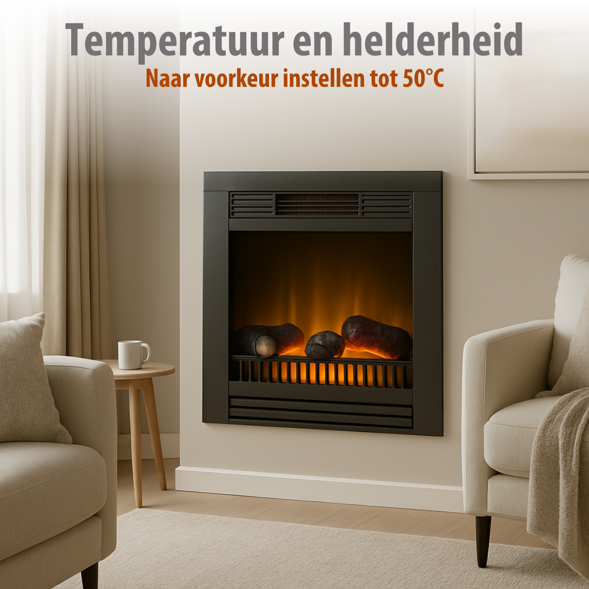 Classic Fire Haard Chicago - 1800W - maximondo