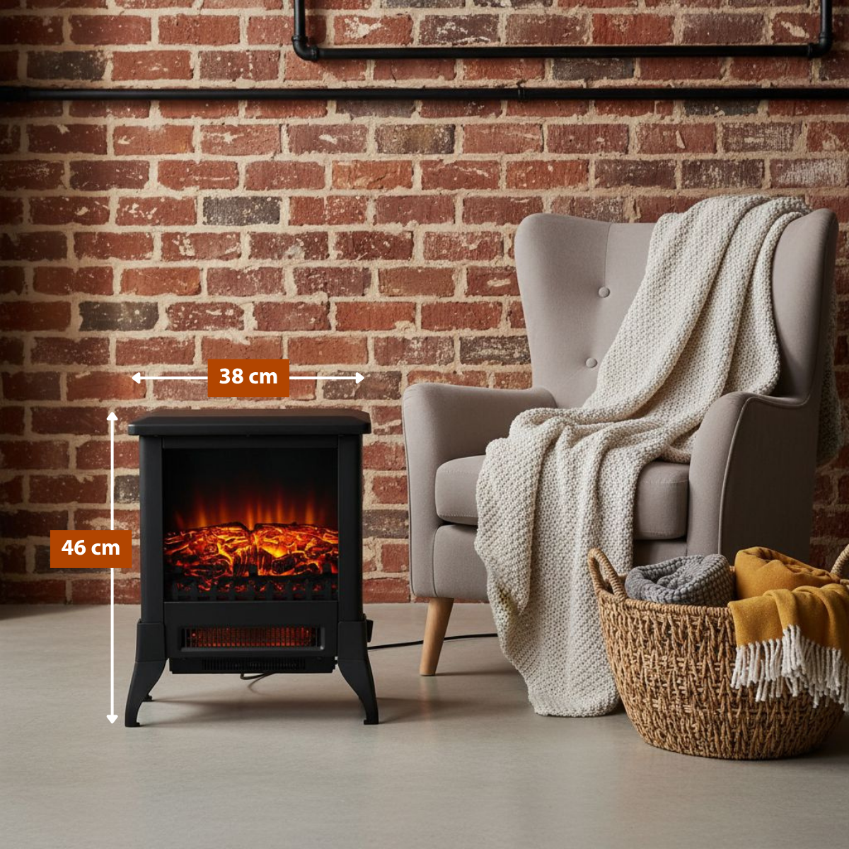 Classic Fire Verona Kachel Zwart - maximondo