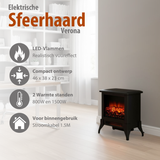 Classic Fire Verona Kachel Zwart - maximondo