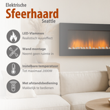 Classic Fire Sfeerhaard Elektrisch Vancouver 105,5 x 48 x 12 cm - maximondo