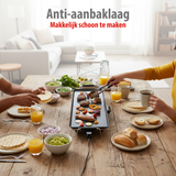 alpina Teppanyaki Bakplaat XXL - Grillplaat 2000W - maximondo