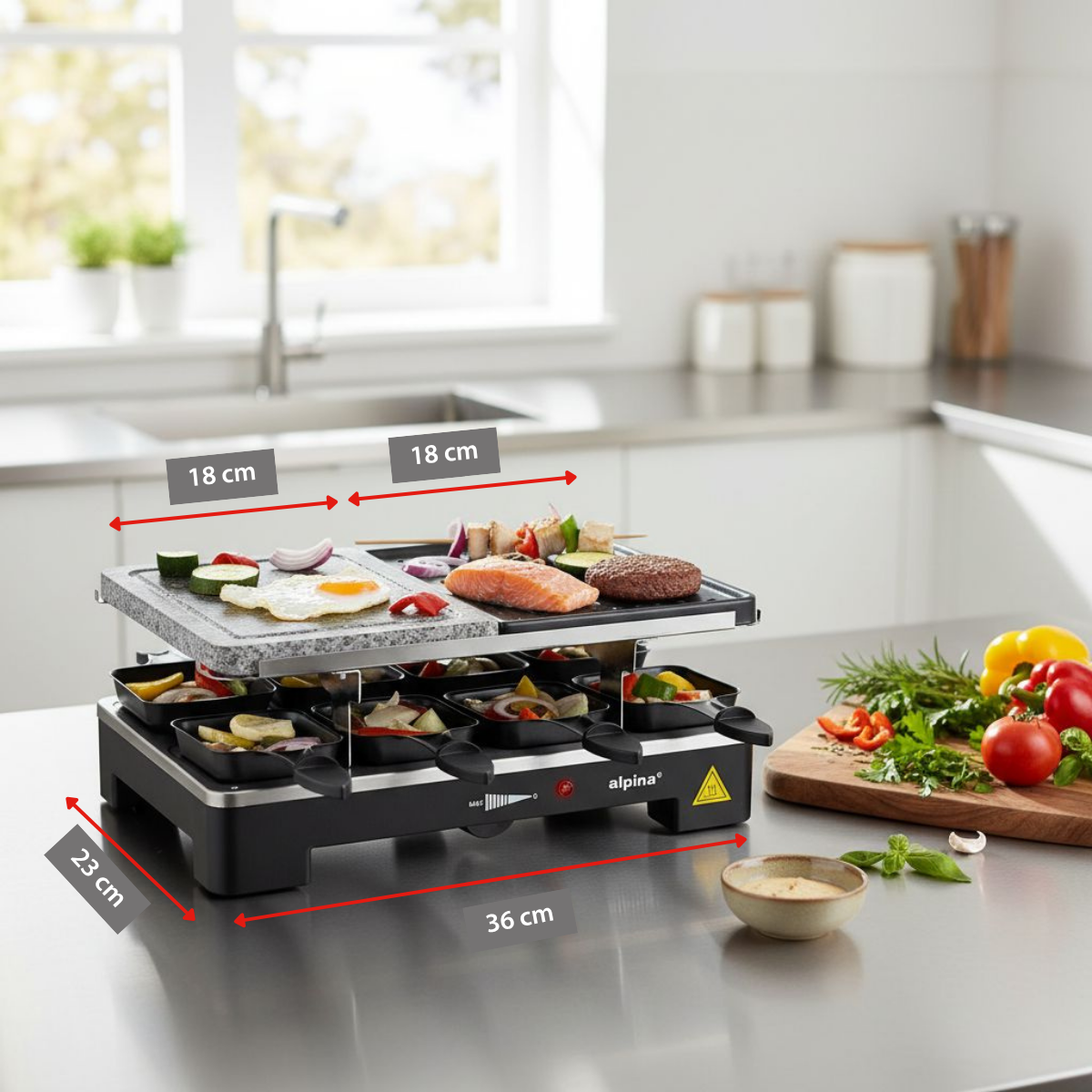 alpina Gourmetstel XL 8 Personen - maximondo