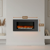 Classic Fire Sfeerhaard Elektrisch Vancouver 94 x 48 x 12 cm - maximondo