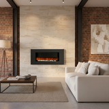 Classic Fire Electrisch 105x48x12cm Zwart - maximondo