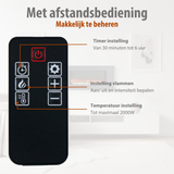 Classic Fire Electrisch 105x48x12cm Zwart - maximondo