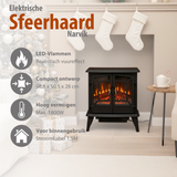 Classic Fire Sfeerhaard Elektrisch Narvik met LED Vlammen - maximondo