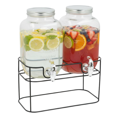 Cuisine Elegance Dubbele Drankdispenser - Waterdispenser 4L - maximondo