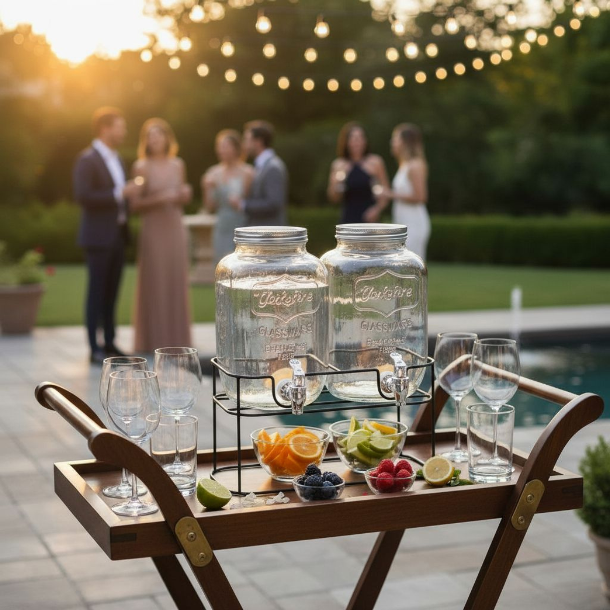 Cuisine Elegance Dubbele Drankdispenser - Waterdispenser 4L - maximondo