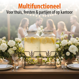Cuisine Elegance Dubbele Drankdispenser - Waterdispenser 4L - maximondo