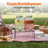 Cuisine Elegance Dubbele Drankdispenser - Waterdispenser 4L - maximondo