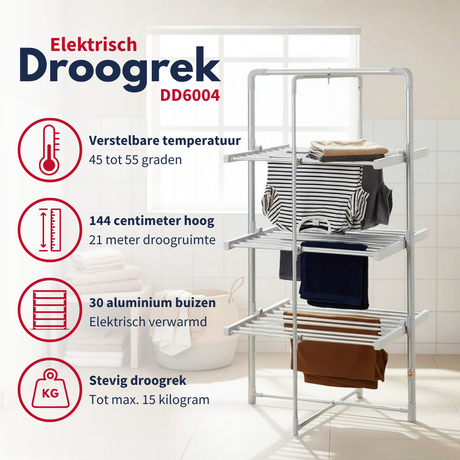 Dirt Devil Elektrisch Droogrek - 21m Droogruimte - maximondo