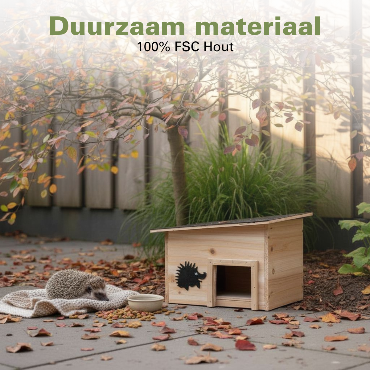 Lifetime Garden Egelhuis - Egelhuisje Waterdicht met Bodem - maximondo