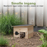 Lifetime Garden Egelhuis - Egelhuisje Waterdicht met Bodem - maximondo