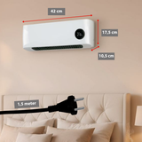 alpina wandverwarming en ventilator PTC keramisch 2000W - maximondo