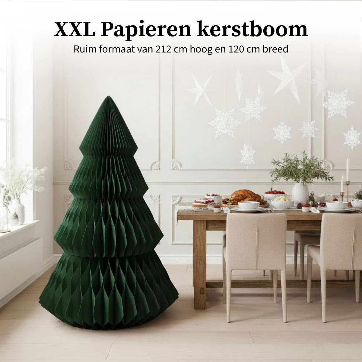 Mica Decorations Decoratie boom groen FSC Mix - h212xd120cm
