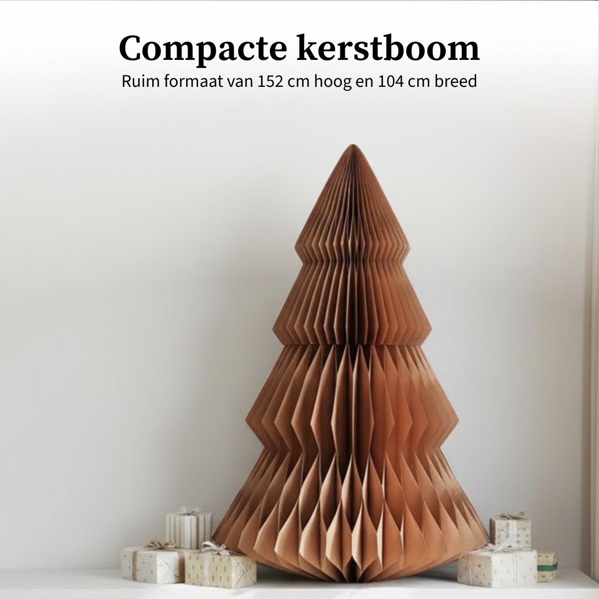 Mica Decorations Decoratie boom bruin FSC Mix - h152xd104cm