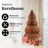 Mica Decorations Decoratie boom bruin FSC Mix - h152xd104cm