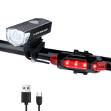 Dunlop Fietslamp Set Oplaadbaar - Fietsverlichting - maximondo