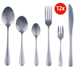 alpina Bestekset 75‑delig voor 12 Personen – Roestvrij Staal - maximondo