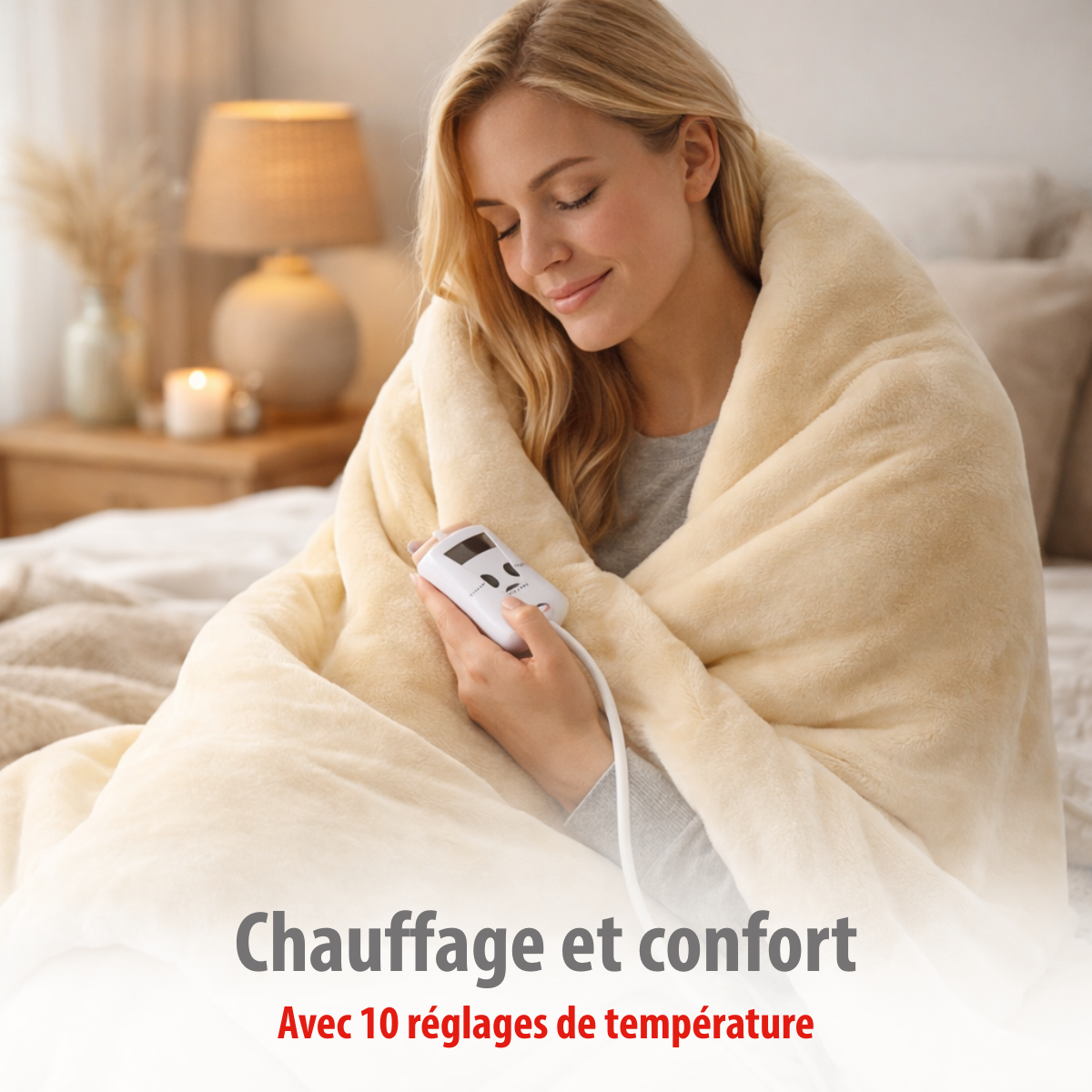 alpina Warmtedeken Elektrische Bovendeken 130 x 180 cm - maximondo