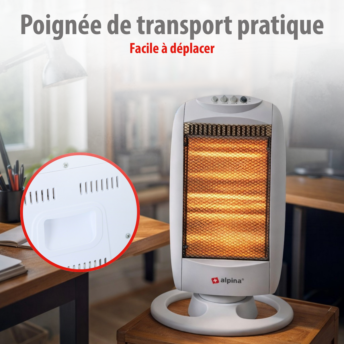 alpina Kachel Halogeen 1200W