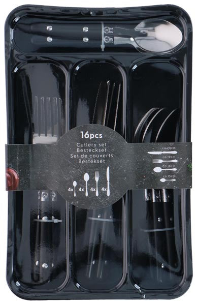 Bestekset 16-delig - Roestvrijstalen Bestek - maximondo